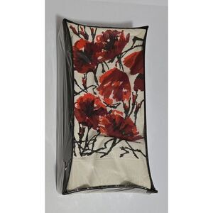 Vintage 24 Poppy Print Guest Towels In Original Box